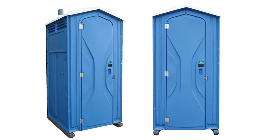 Long-term porta potty units on site in McMinnville, Tennessee